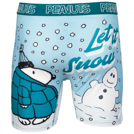 Peanuts Snoopy Let It Snow Boxer Briefs